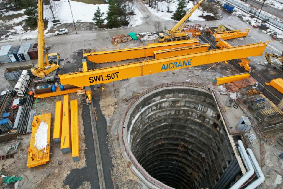 50 ton gantry crane installation
