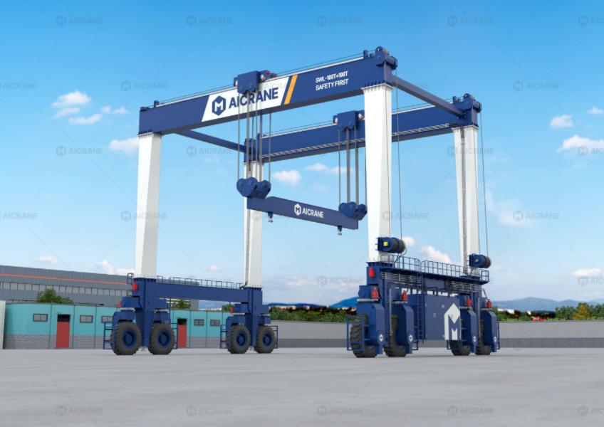 hydraulic rubber tyred gantry crane