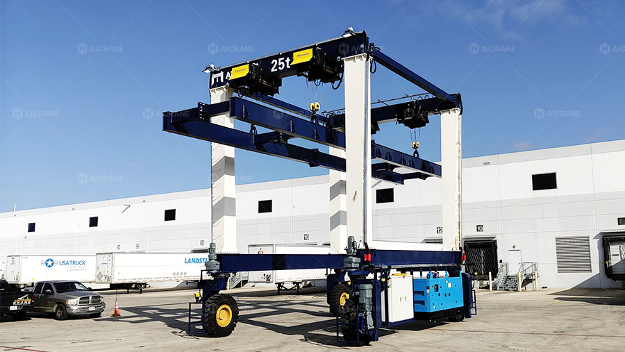 RTG rubber tyred gantry cranes